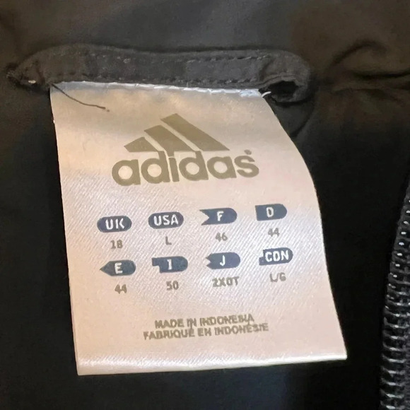 ADIDAS Lightweight Black Quilted Puffer Jacket Womans L Black - Picture 2 of 6